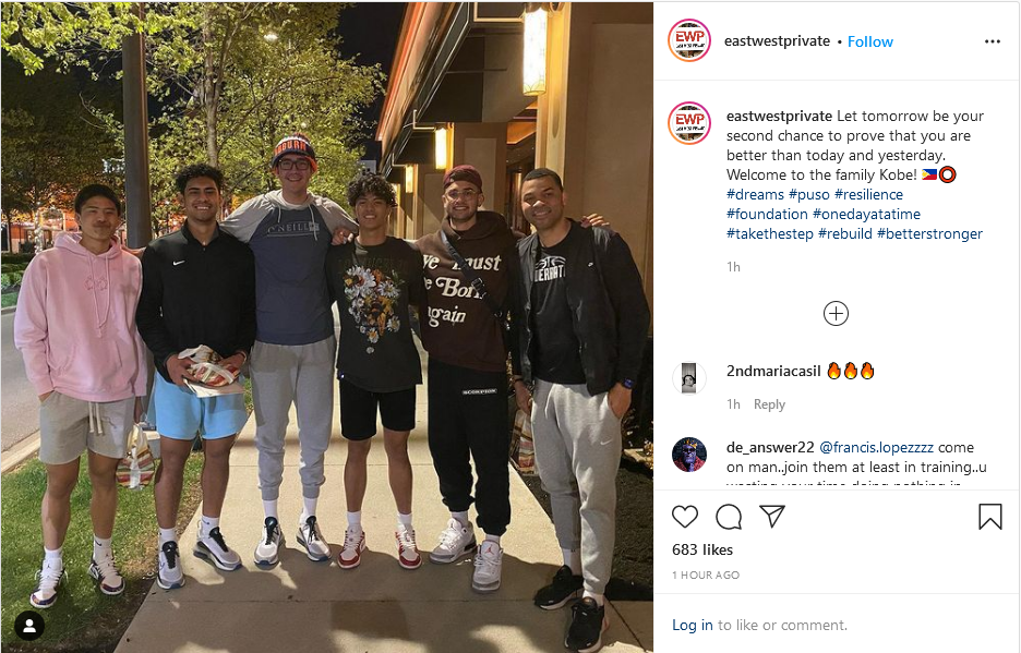 East West Private, US company handling Kai Sotto, welcomes ...